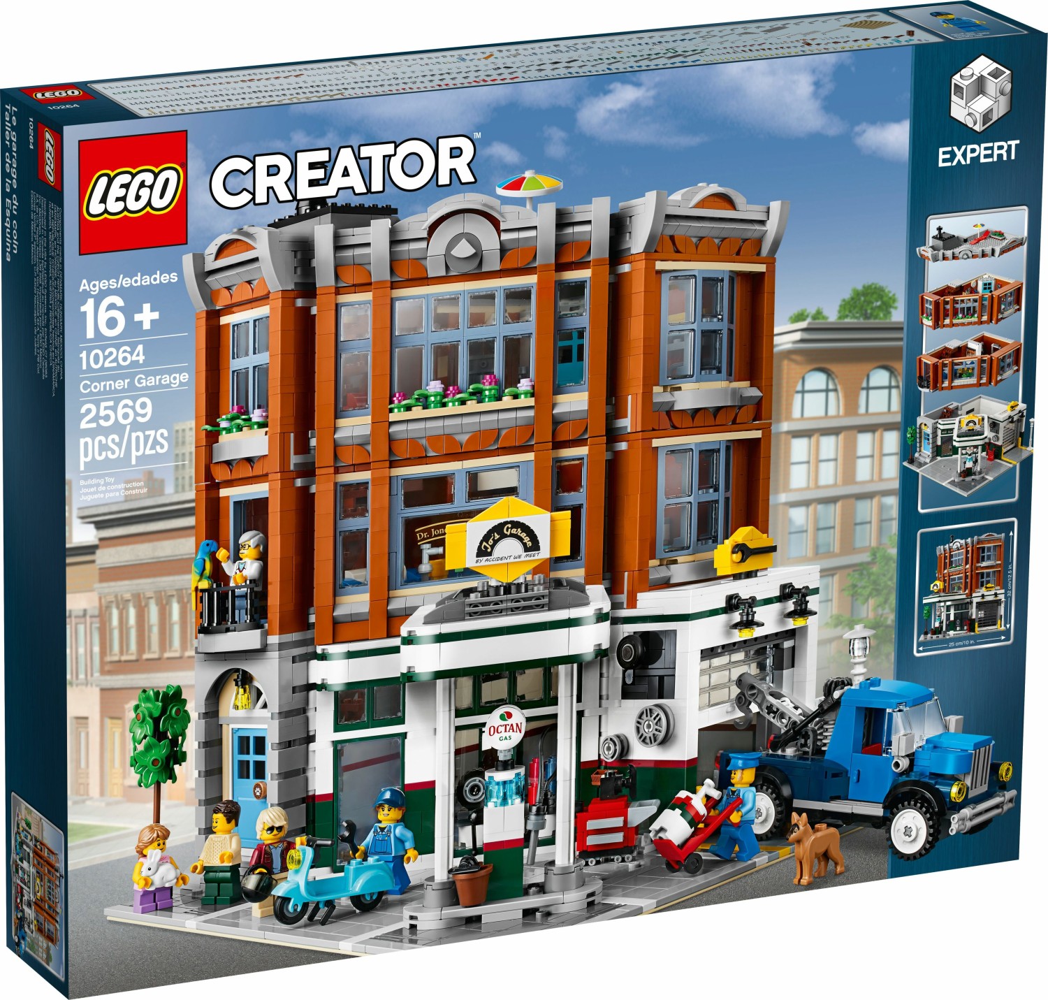 Конструктор LEGO® Creator Expert - Corner Garage 10264 от Vario.bg