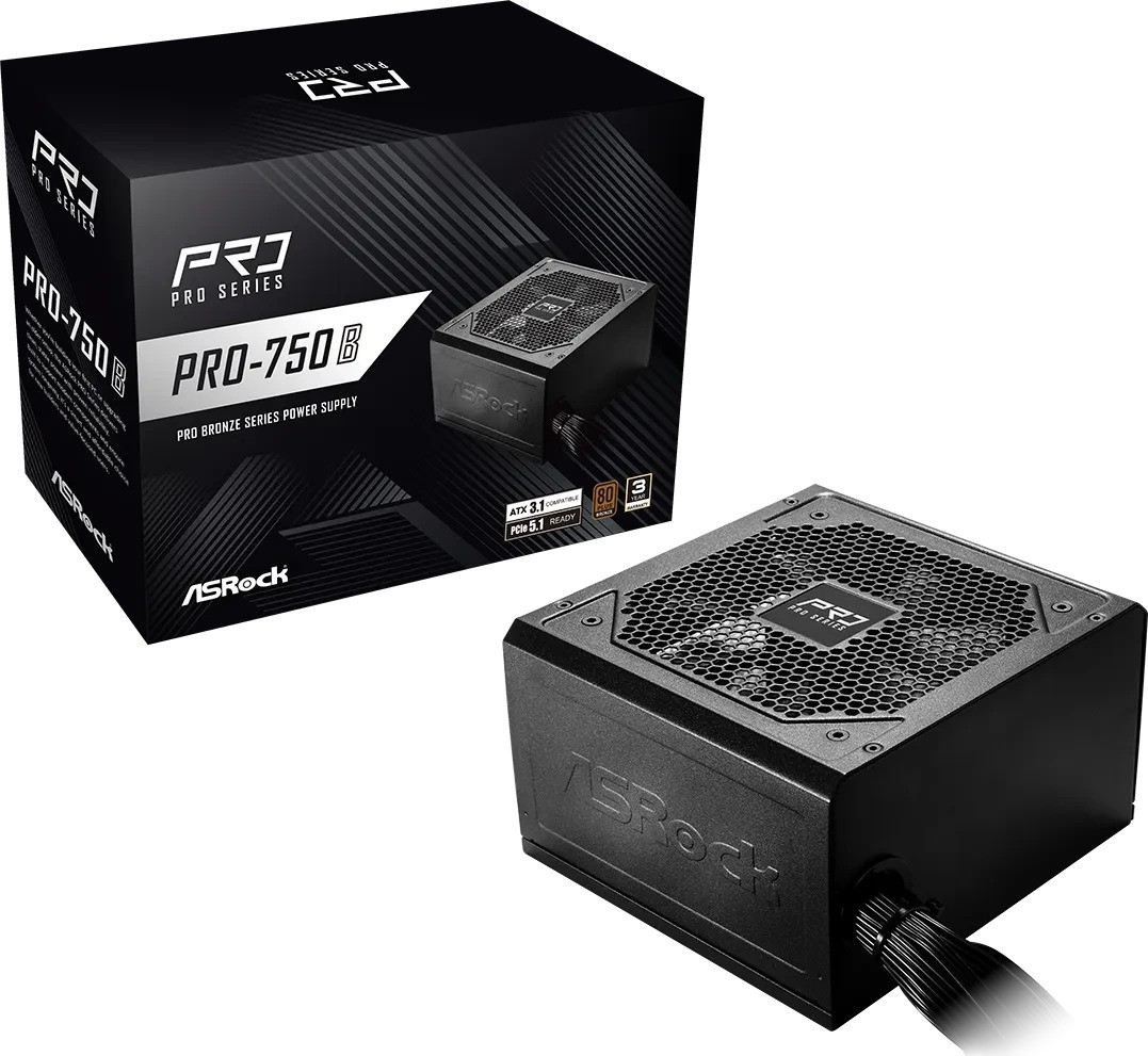 ASRock PRO Series Bronze PRO-750B 750W ATX 3.1 от Vario.bg