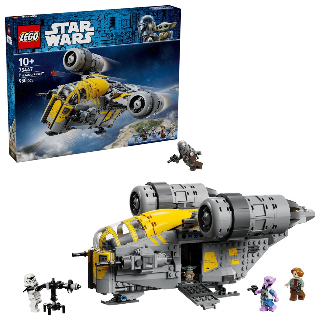 Computer Panel Razor Crest LEGO Star Wars 75447 The Razor Crest, 930 части, 5 героя, кораб от The ...